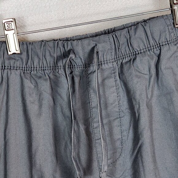 Wonder Nation Grey Flannel Cotton Poly Span Elastic Tie Waist Shorts Size XXL 18 - Picture 2 of 16